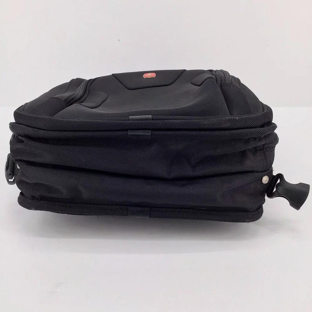 Swissgear Black Square Travel Laptop Bag Convertible Backpack